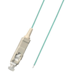 N120.7TCA LANMARK-OF PIGTAIL SC OM4 TIGHT BUFFER LSZH 50/125 1M AQUA