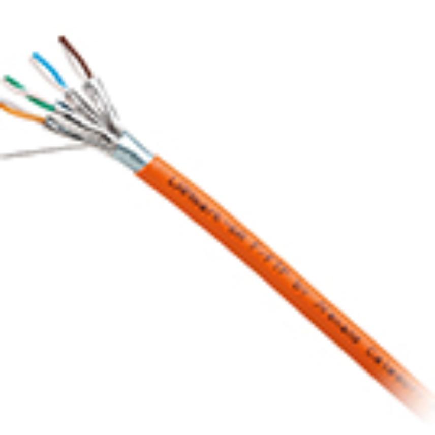 N100.694G Câble LANmark-6A F/FTP AWG23 Cat 6A LSZH Orange 500m reel