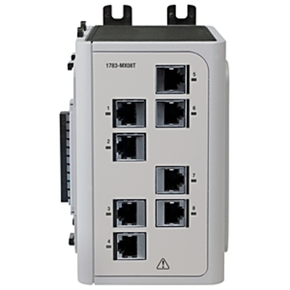 1783-MX08T Commutateur, Ethernet, module d'extension, 8 ports cuivre, 5,6 W, 3,3 V CC *** Arrêté ***