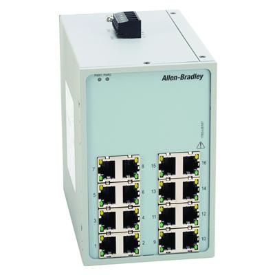 1783-US16T Switch, non géré, 16 ports, cuivre RJ45, AC ou DC