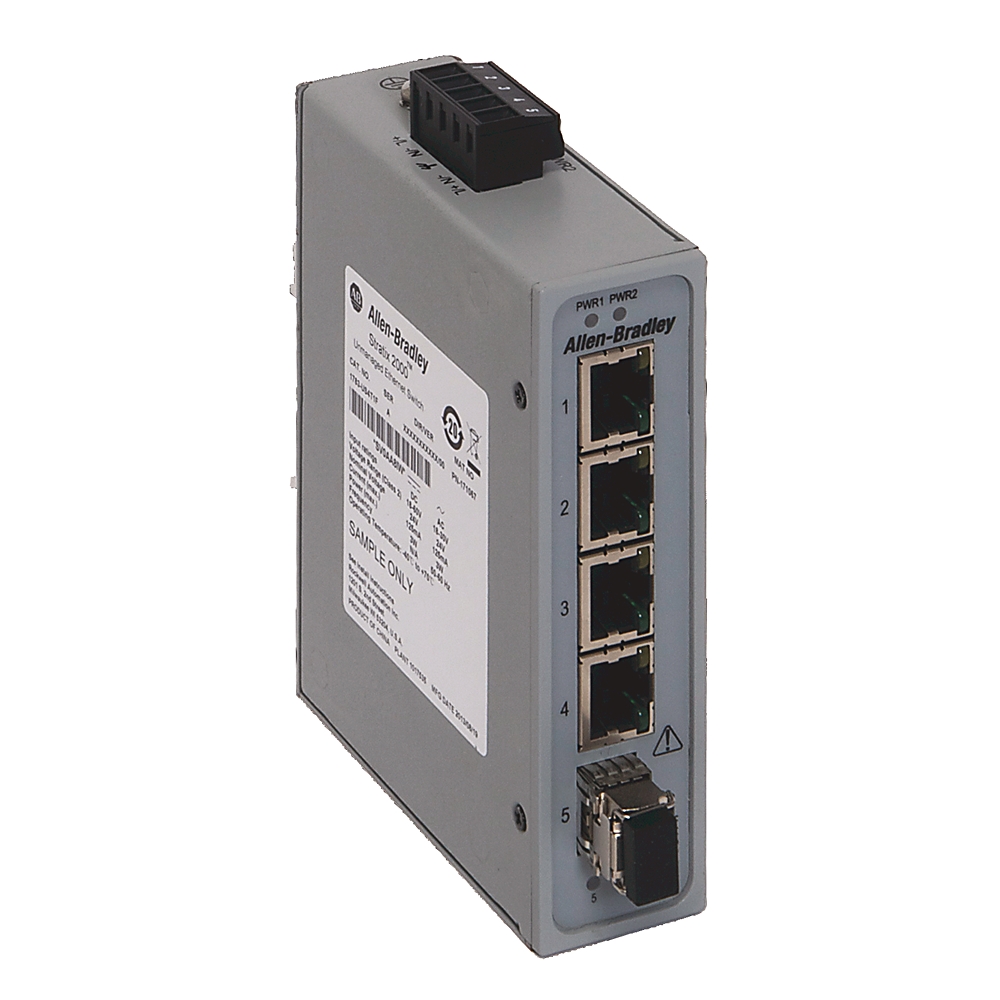 1783-US4T1F Switch Stratix 2000 non administrable, 4 ports cuivre 10/100, 1 port fibre multimode 100 meg