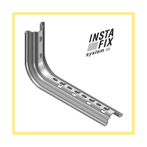 SO15S SUPPORT OMEGA INTERFLEX POUR BANDE DE PROFIL MURAL OU PENDENTIF. 150 mm ENVOYER.