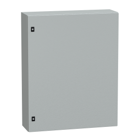 NSYCRN108250 Porte simple CRN spatiale sans mount.plate. H1000xW800xD250 IP66 IK10 RAL7035..