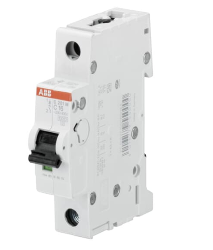 [ABB2CDS271001R0044] 2CDS271001R0044 Disjoncteur miniature - S200M - 1P - C - 4 ampères