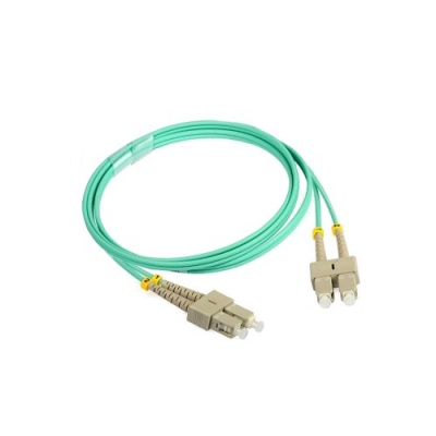 [NEX.N122.7CCA2] N122.7CCA2 LANmark-OF Slimflex Duplex Patch Cord DSC-DSC OM4 LSZH 2m Aqua