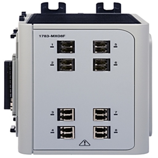 [1783-MX08F] 1783-MX08F Commutateur Ethernet, module d'extension, 8 ports fibre, connecteur LC *** Arrêté ***